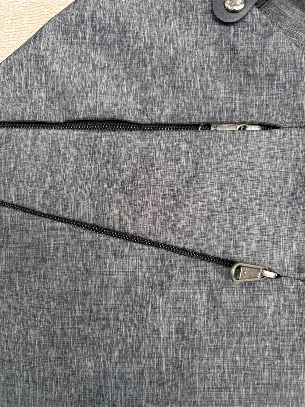 Wander Plus Charcoal Gray Sling Belt Bag - Picture 3 of 7